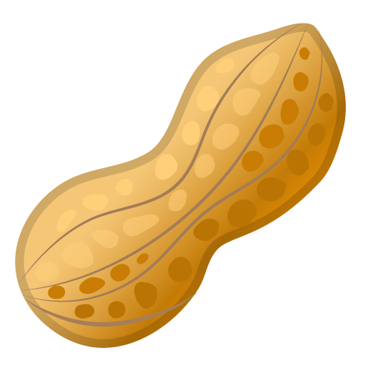 Peanuts as drawn by Google in Android 9.0