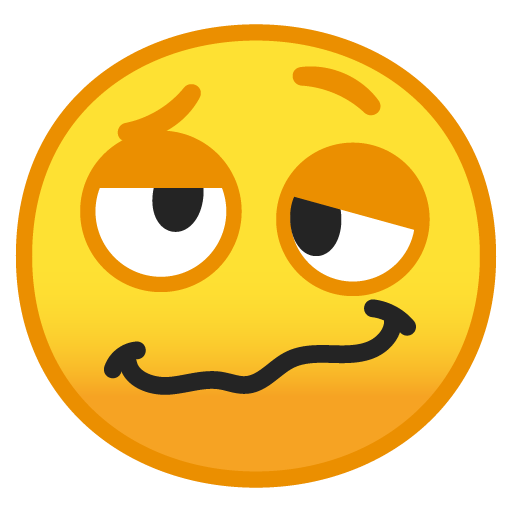 Schwindeliges Gesicht as drawn by Google in Android 9.0