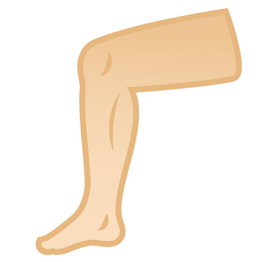 Leg: Light Skin Tone, the previous design