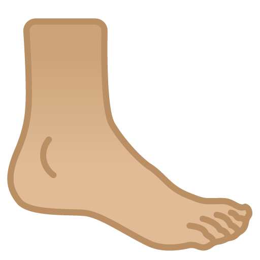 Foot: Medium-Light Skin Tone, the design in this release