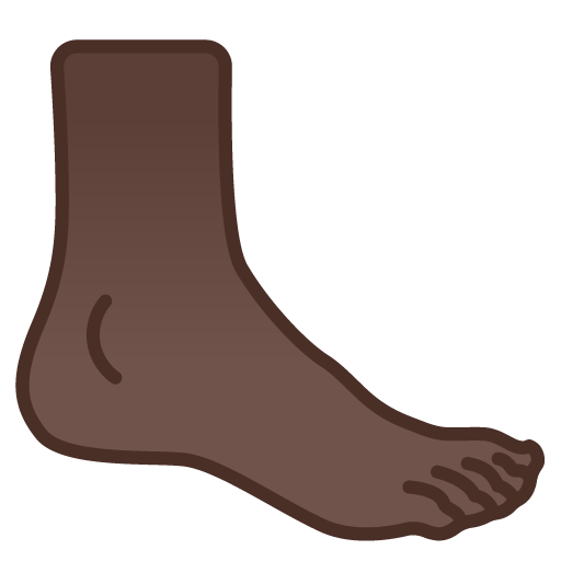 Foot: Dark Skin Tone, the design in this release