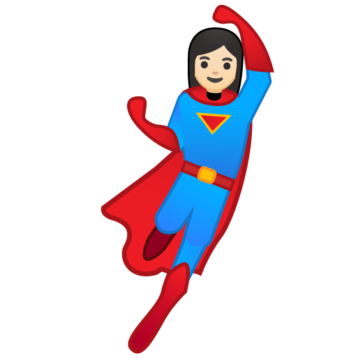 Superhero: Light Skin Tone, the design in this release