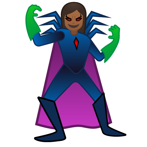 Woman Supervillain: Medium-Dark Skin Tone, the design in this release