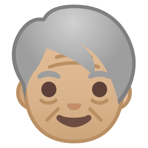 Older Person: Medium-Light Skin Tone, the previous design