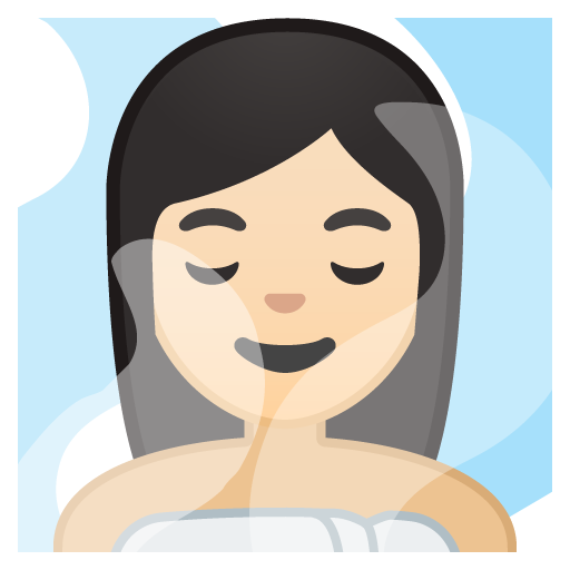 Woman in Steamy Room: Light Skin Tone, the previous design
