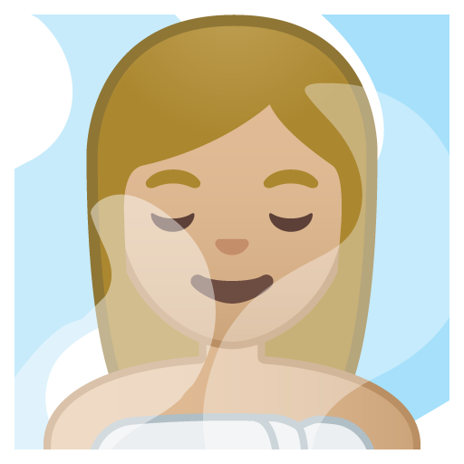 Person in Steamy Room: Medium-Light Skin Tone, the previous design