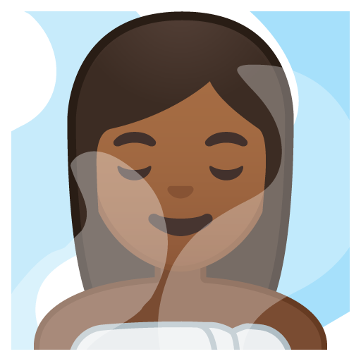 Person in Steamy Room: Medium-Dark Skin Tone, the previous design