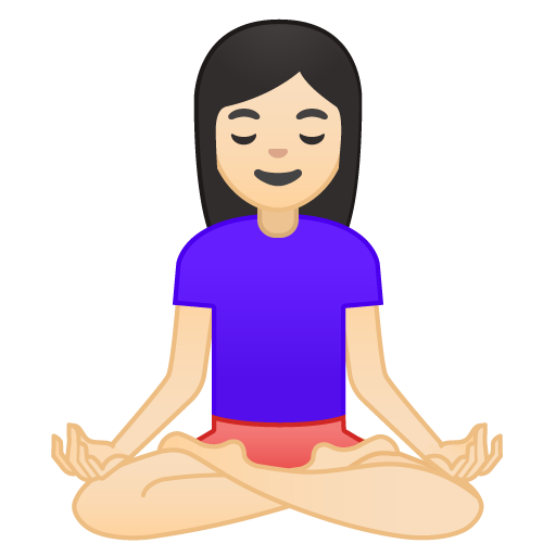 Person in Lotus Position: Light Skin Tone, the previous design