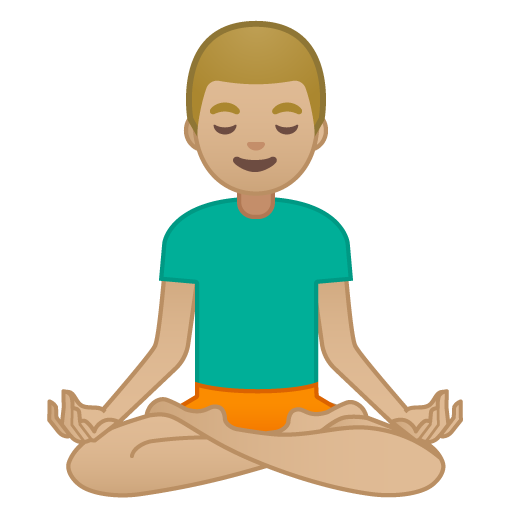 Man in Lotus Position: Medium-Light Skin Tone, the previous design
