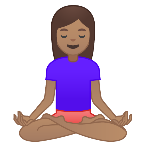 Woman in Lotus Position: Medium Skin Tone, the previous design