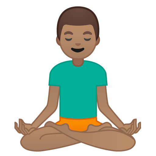 Man in Lotus Position: Medium Skin Tone, the previous design
