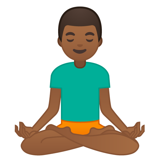 Man in Lotus Position: Medium-Dark Skin Tone, the previous design