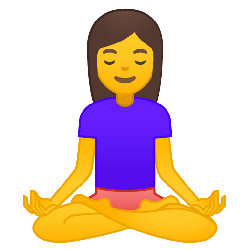 Woman in Lotus Position, the previous design