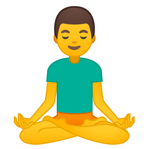 Man in Lotus Position, the previous design