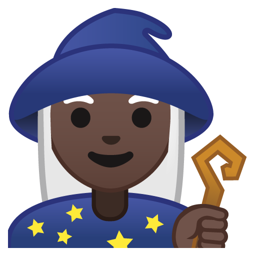 Mage: Dark Skin Tone, the previous design