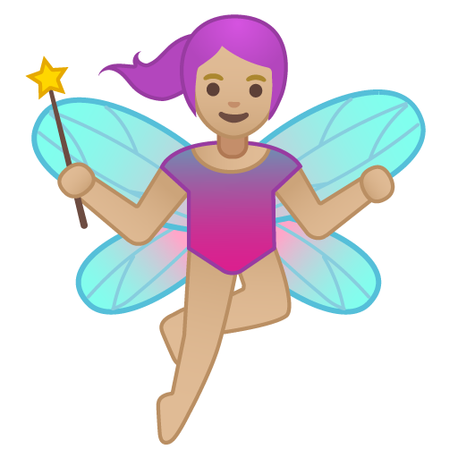 Fairy: Medium-Light Skin Tone, the previous design