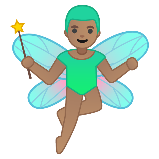 Man Fairy: Medium Skin Tone, the previous design