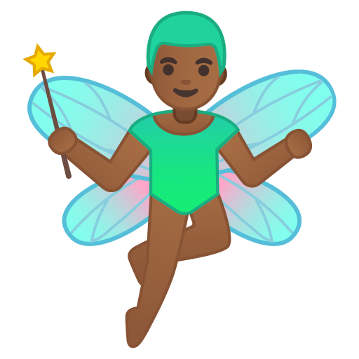 Man Fairy: Medium-Dark Skin Tone, the previous design