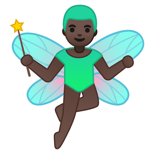 Man Fairy: Dark Skin Tone, the previous design