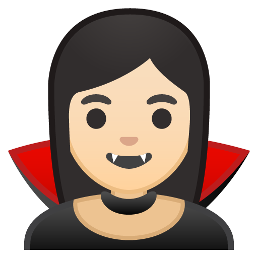Vampire: Light Skin Tone, the previous design