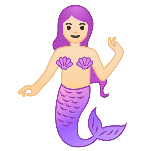 Mermaid: Light Skin Tone, the previous design