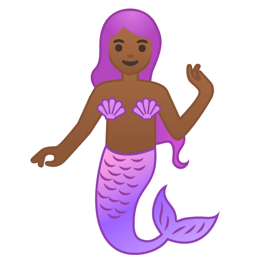 Merperson: Medium-Dark Skin Tone, the previous design