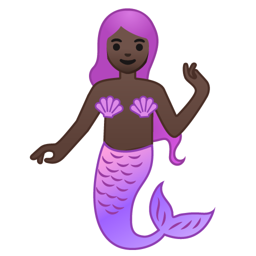 Merperson: Dark Skin Tone, the previous design