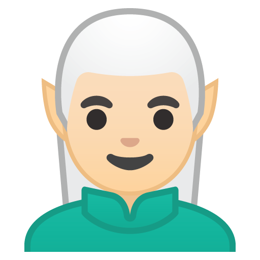 Man Elf: Light Skin Tone, the previous design