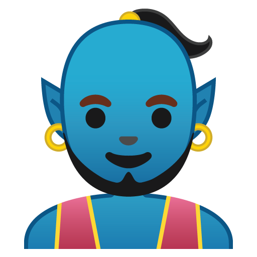Man Genie, the previous design