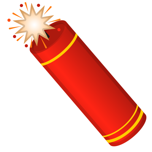 Firecracker as drawn by Google in Android 9.0