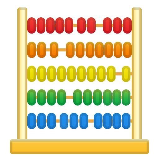 Abakus as drawn by Google in Android 9.0