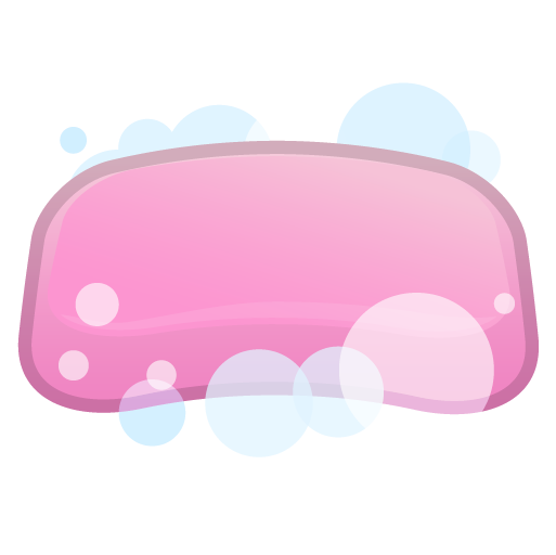 Soap as drawn by Google in Android 9.0
