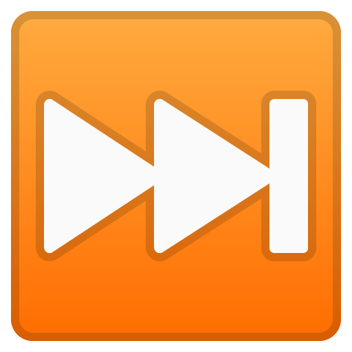 Next Track Button as drawn by Google in Android 9.0