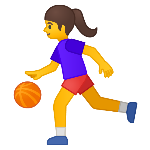 Woman Bouncing Ball, the previous design