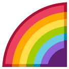 Rainbow as drawn by HTC in Sense 7