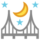 Bridge at Night as drawn by HTC in Sense 7
