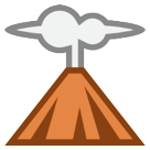 Volcano as drawn by HTC in Sense 7