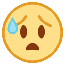 Anxious Face with Sweat, the design in this release