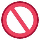 Prohibited as drawn by HTC in Sense 7