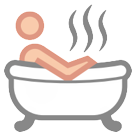 Person Taking Bath as drawn by HTC in Sense 7