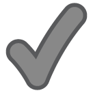 Check Mark as drawn by HTC in Sense 7
