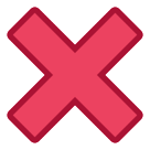 Cross Mark as drawn by HTC in Sense 7