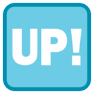 pulsante UP! as rendered by HTC