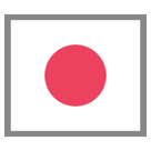 Flag: Japan as drawn by HTC in Sense 8
