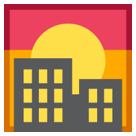 Sunset as drawn by HTC in Sense 8