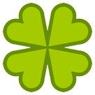 four leaf clover as rendered by HTC