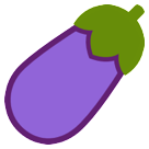 Eggplant as drawn by HTC in Sense 8