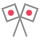 Crossed Flags as drawn by HTC in Sense 8