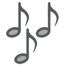 Musical Notes as drawn by HTC in Sense 8