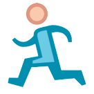 person running as rendered by HTC
